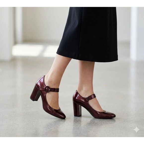 Marc Fisher Shoes - Marc Fisher Shoes Womens 8.5 Shaylie mary jane Pumps Heels Patent Leather granny